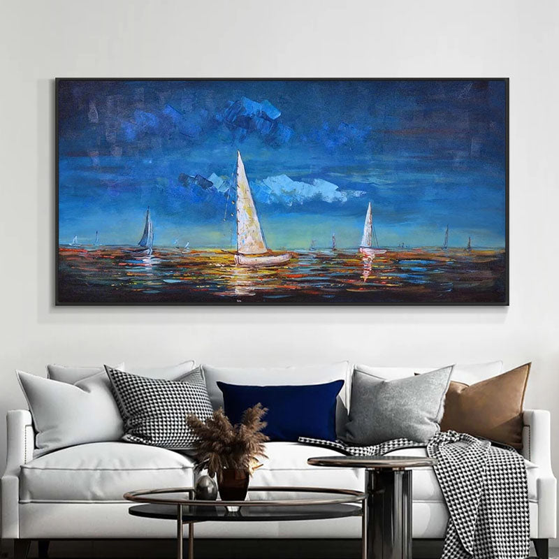 Night on the Ocean Painting