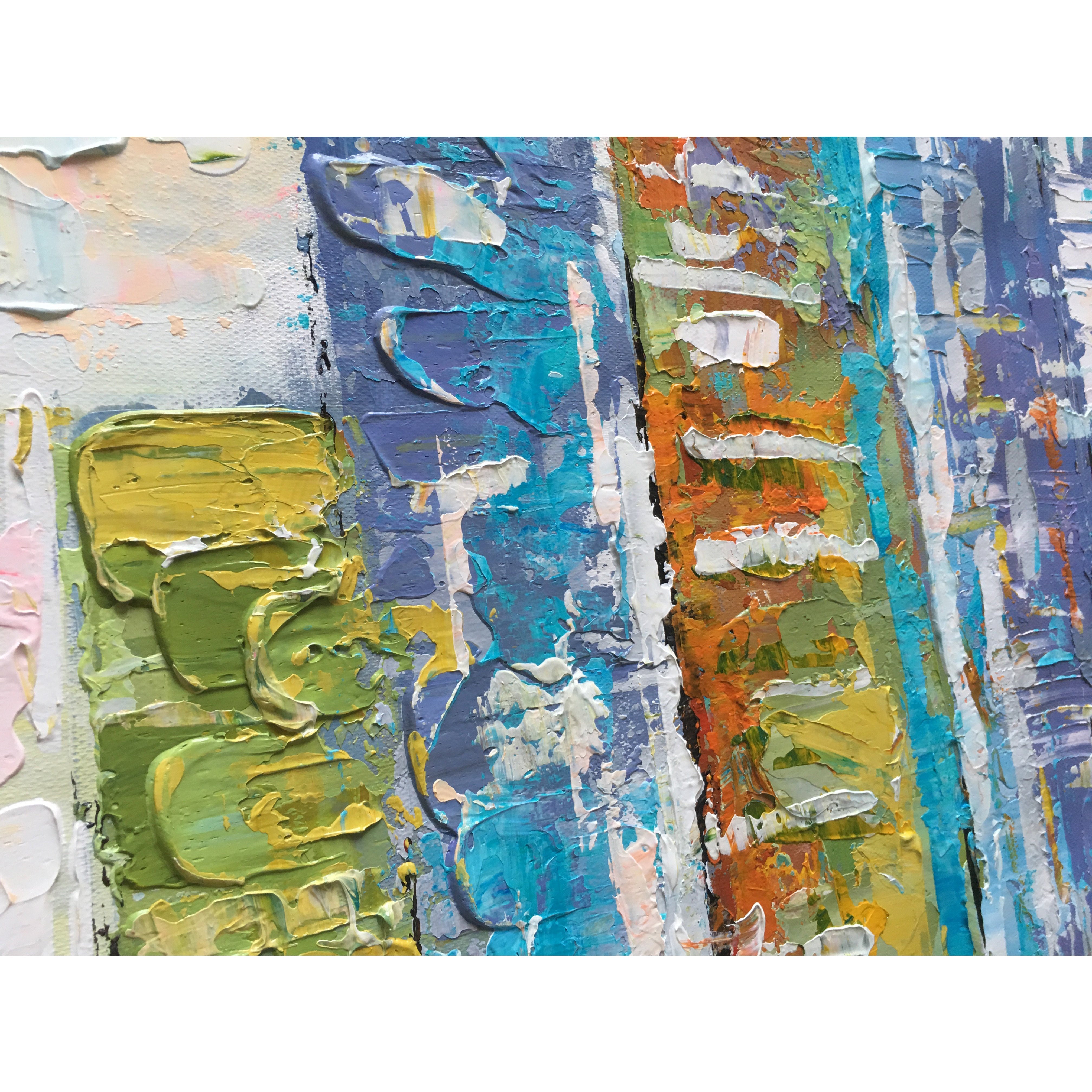 Forest Campsite Painting