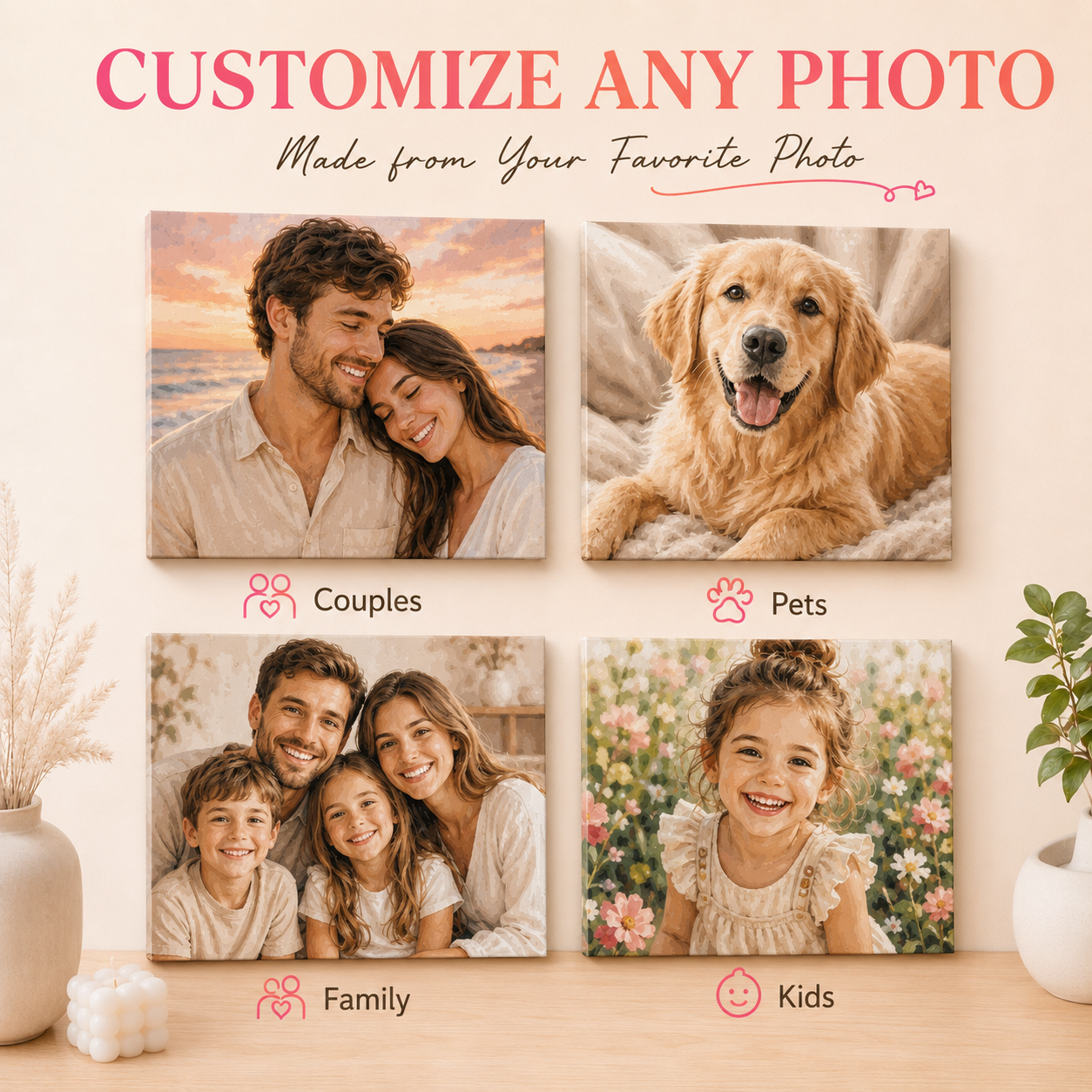 Custom paint-by-number kit details 7