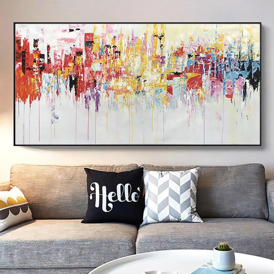 City Skyline Painting