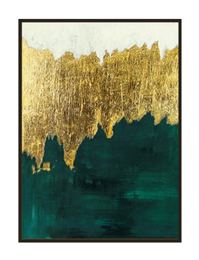 Gold Rush / Green Painting