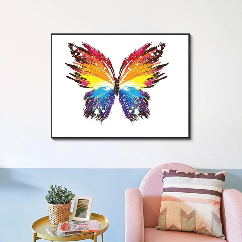 Le Papillon Coloré Painting