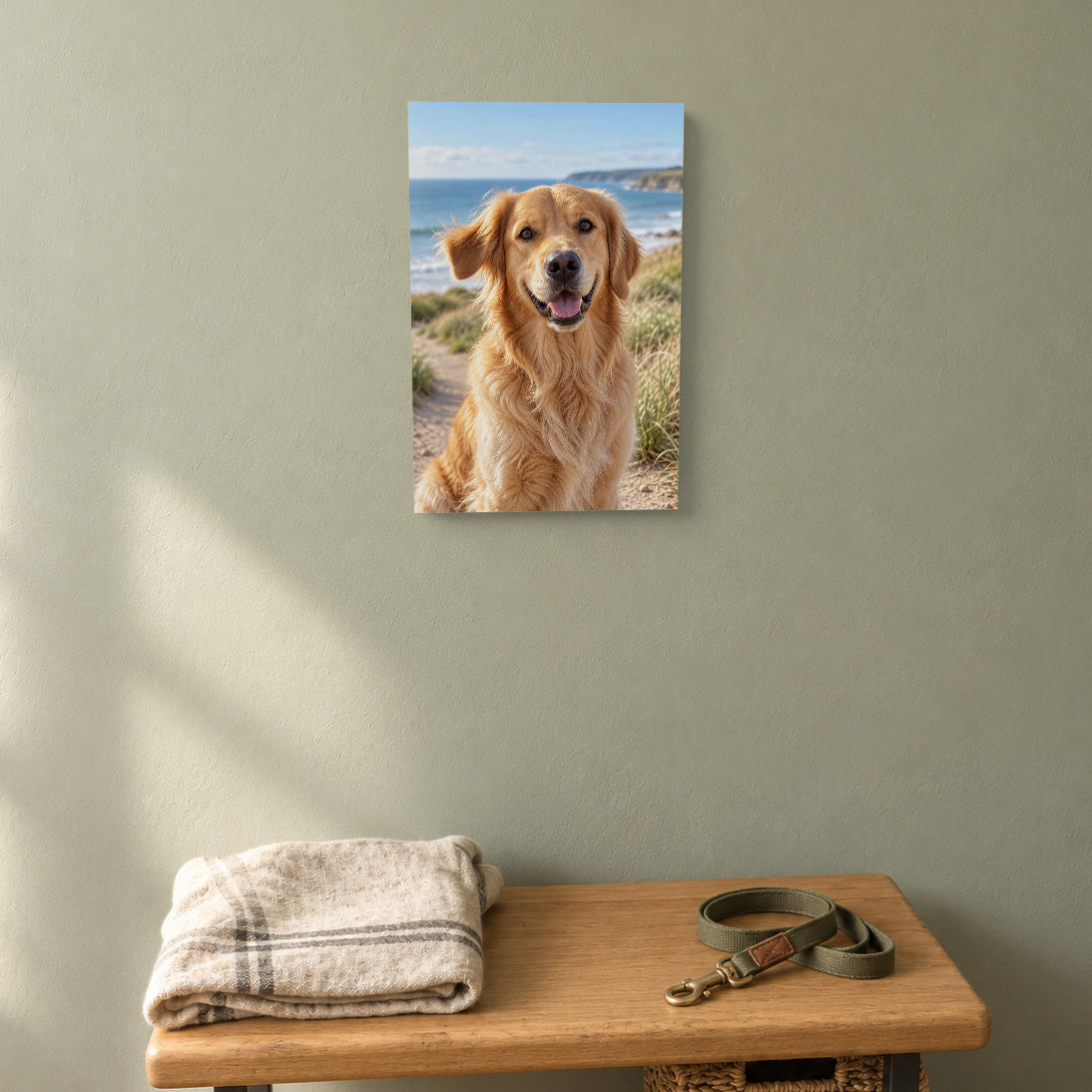 Personalized Pet Photo Canvas — Your Photo, Printed in the USA — Photo canvas lifestyle example — Image 4