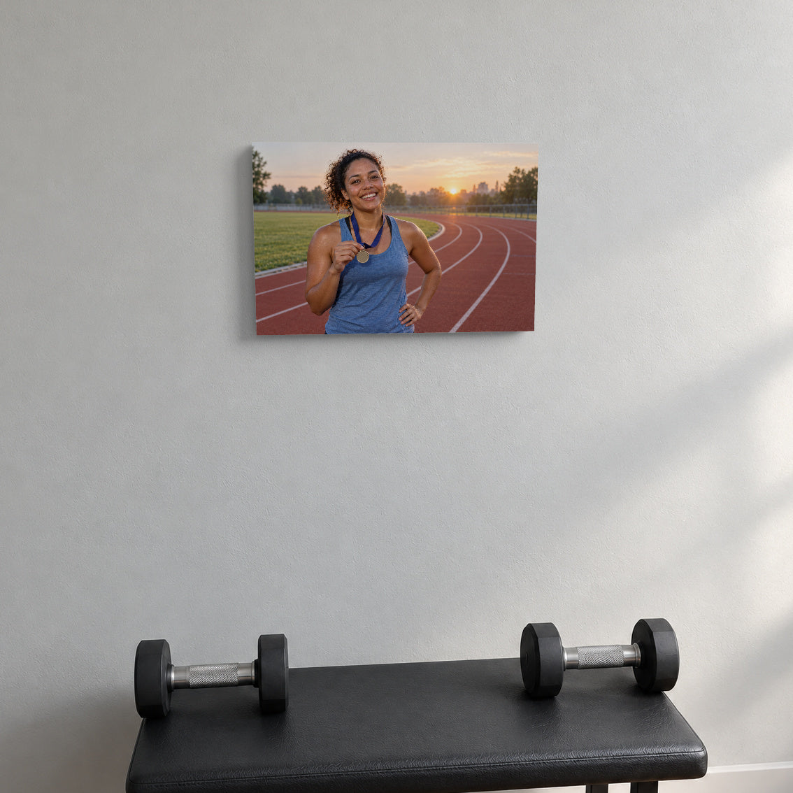 Personalized Sport Photo Canvas — Your Photo, Printed in the USA — Photo canvas lifestyle example — Image 5