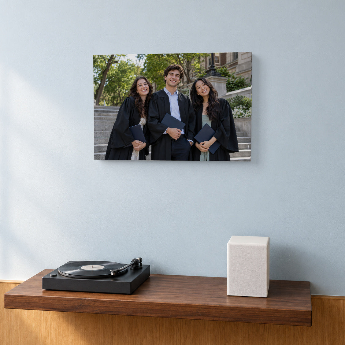 Personalized Graduation & Milestone Photo Canvas — Photo canvas in a second room setting — Image 3