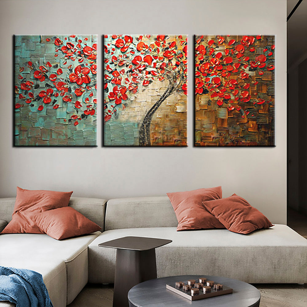 Scarlet Bloom Painting