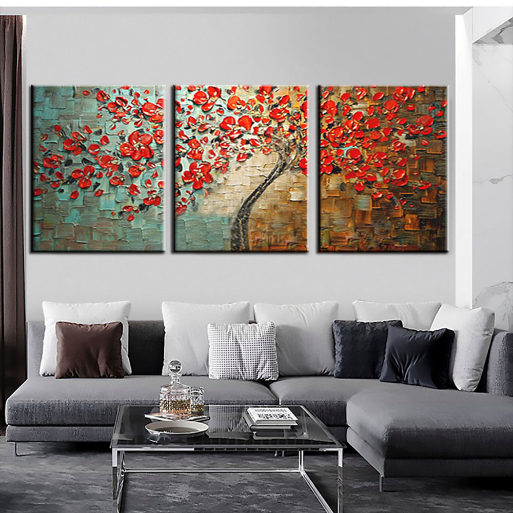 Scarlet Bloom Painting