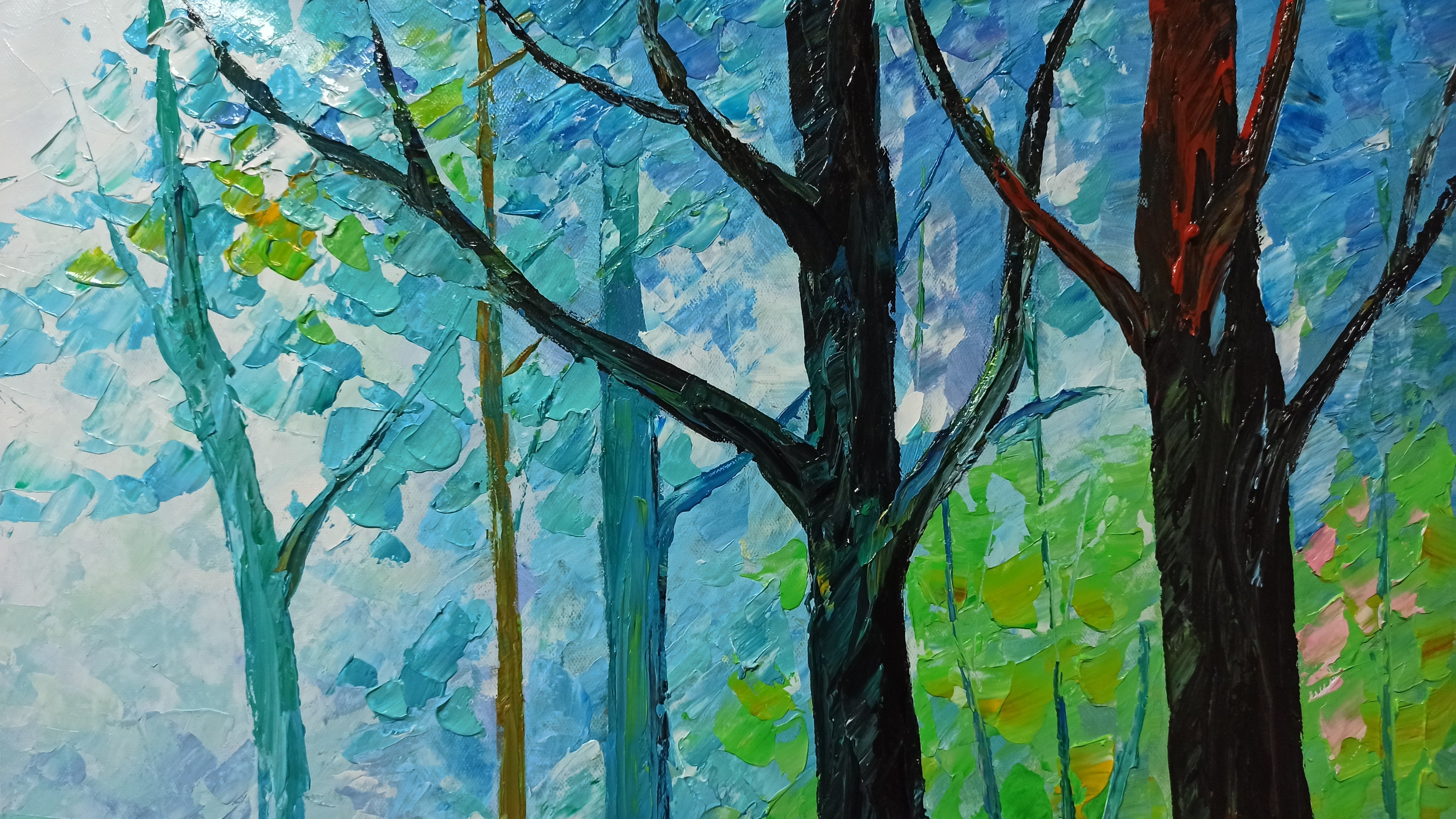 A Walk in the Park Painting