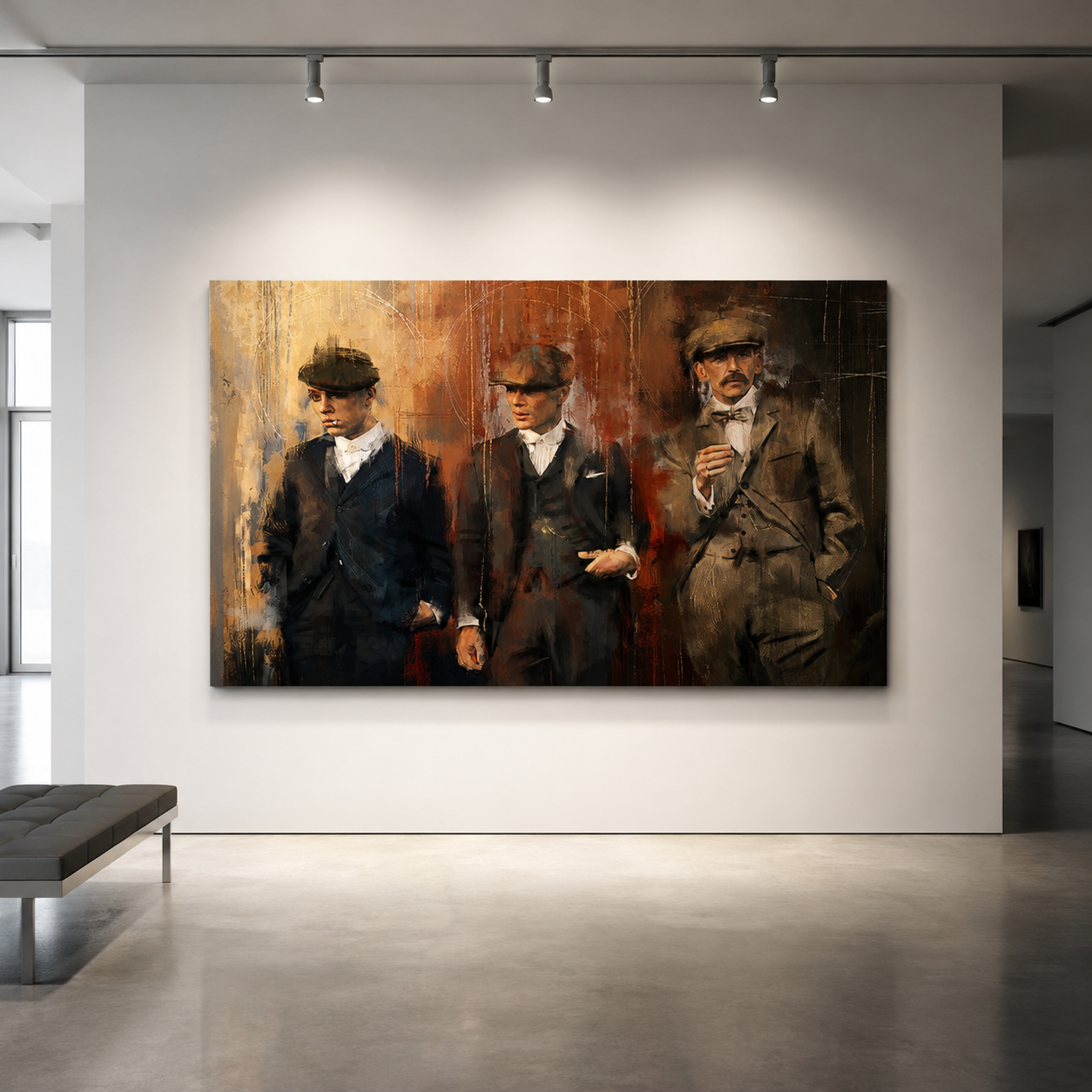 The Brotherhood — white gallery space