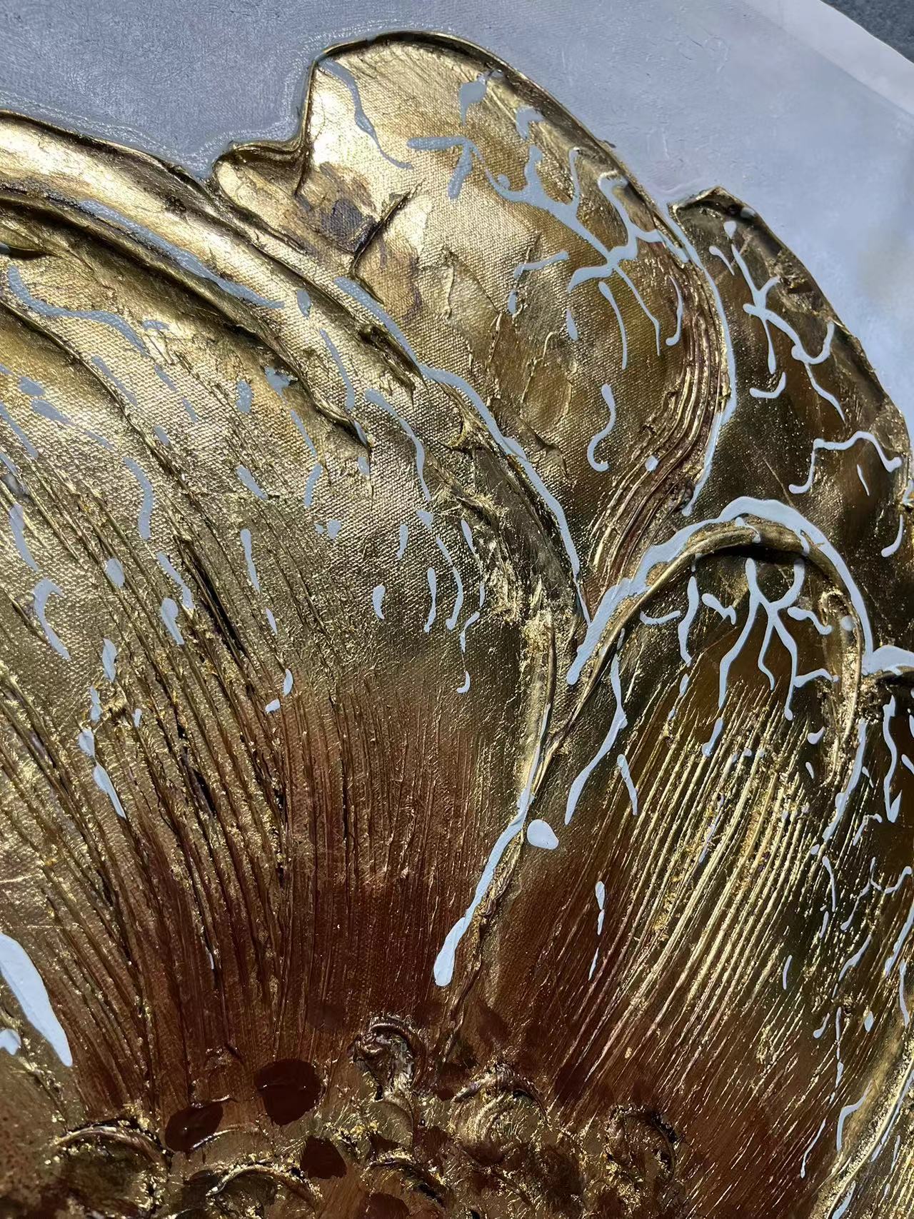 Golden Dandelion Painting