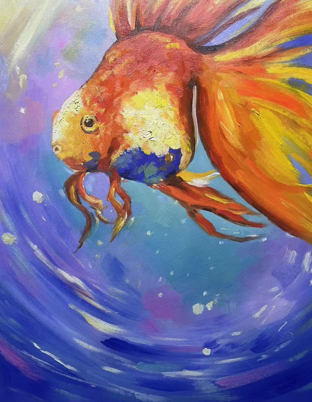 Goldfish Painting