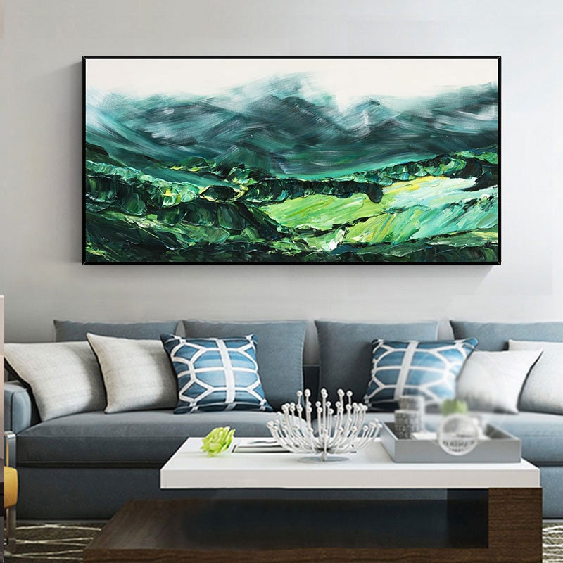 Verdant Mountains Painting