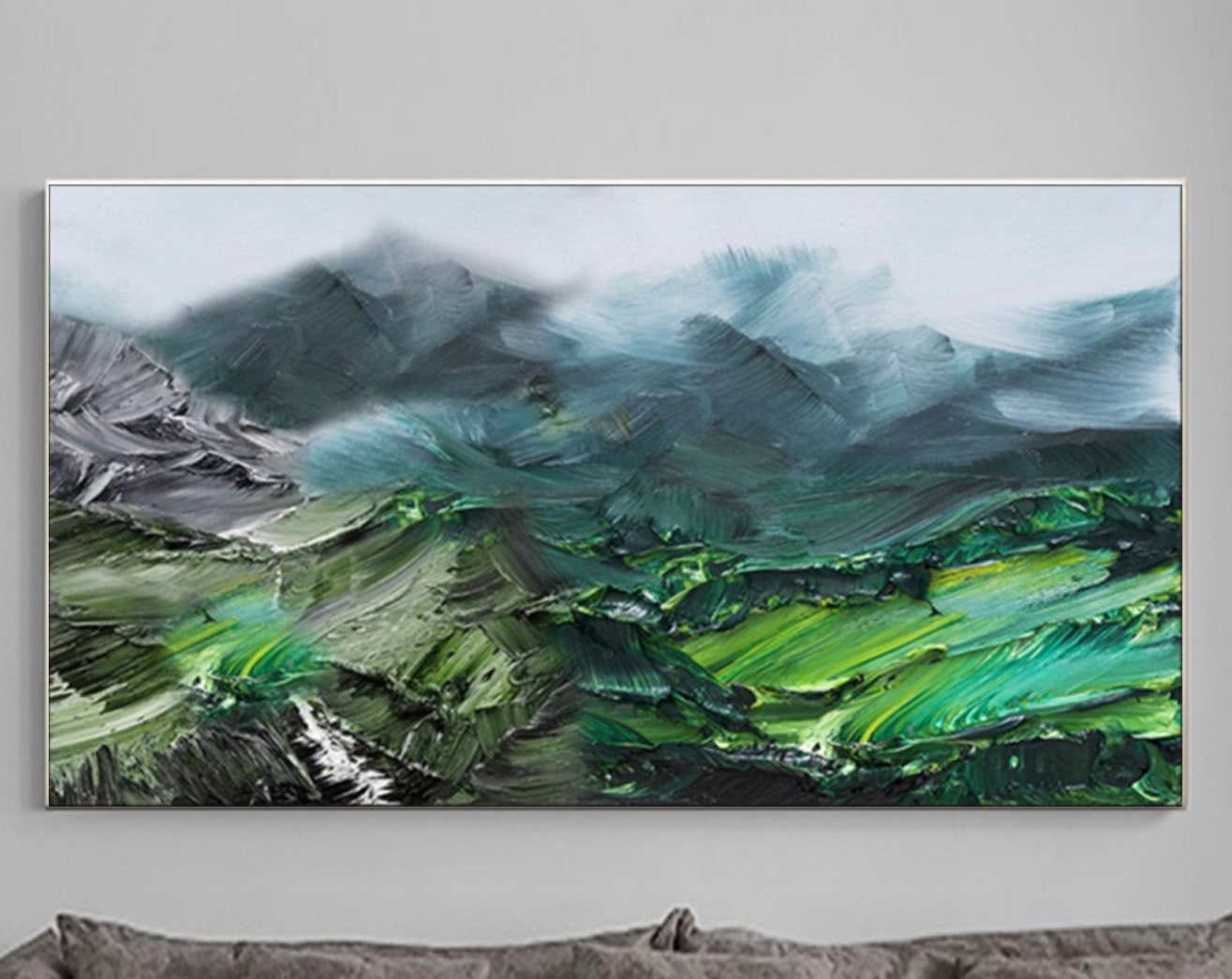 Verdant Mountains Painting