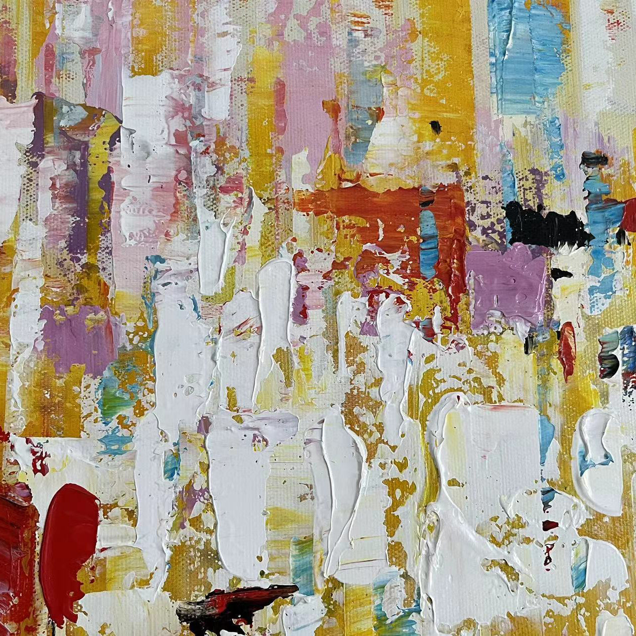 City Skyline Painting