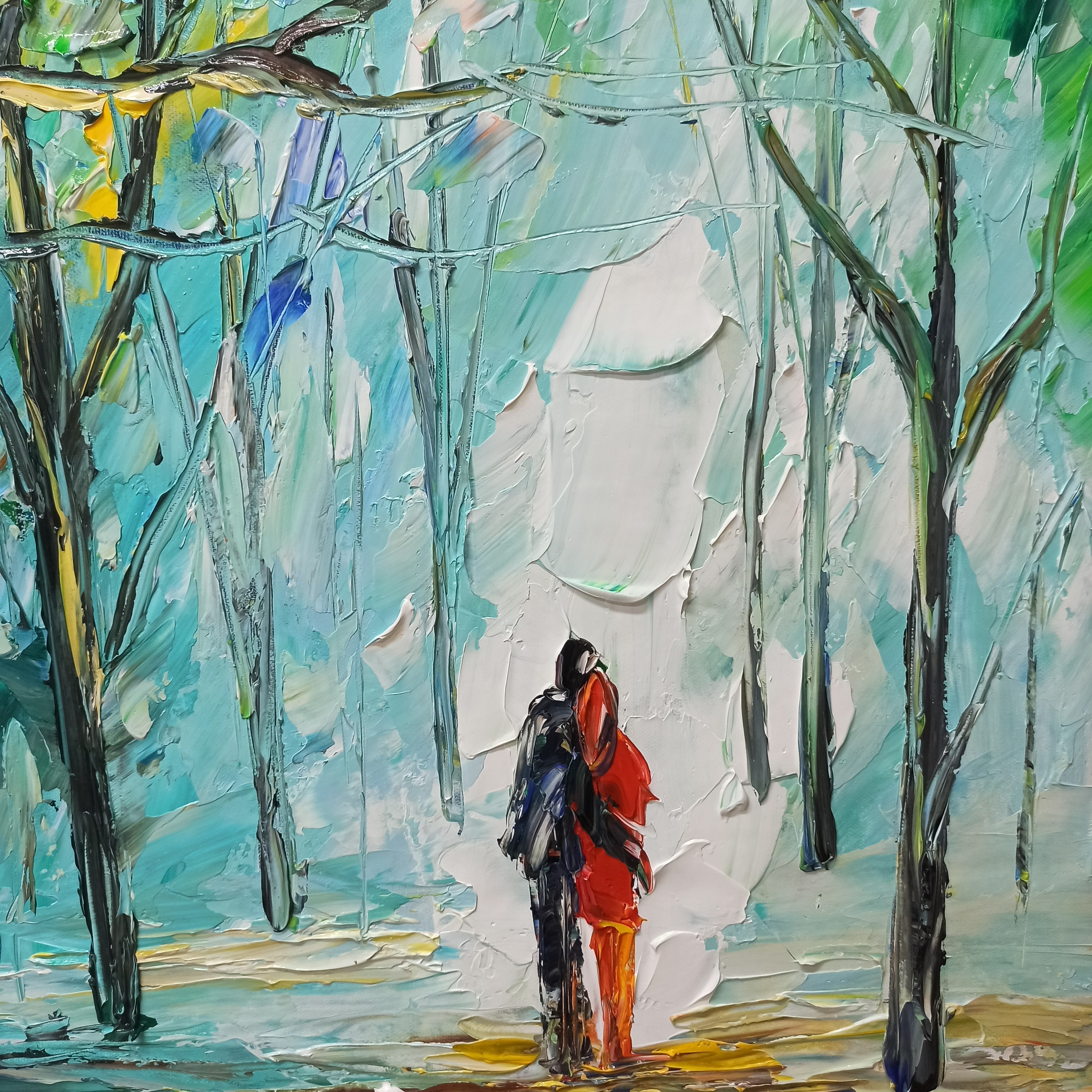 Into the Forest Painting