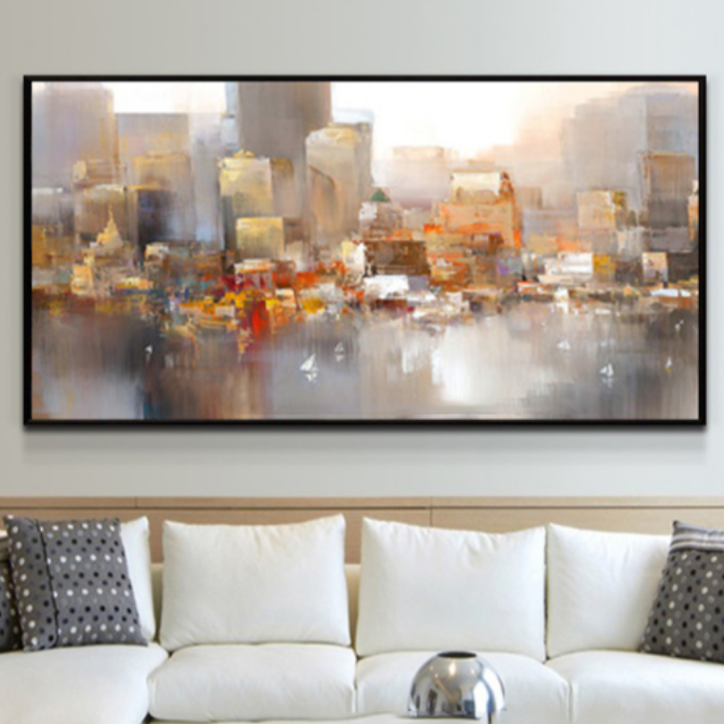 The Evolving City Painting