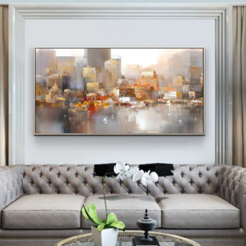 The Evolving City Painting