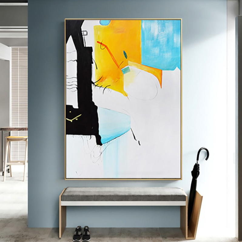 A Sunny Day at the Beach Painting