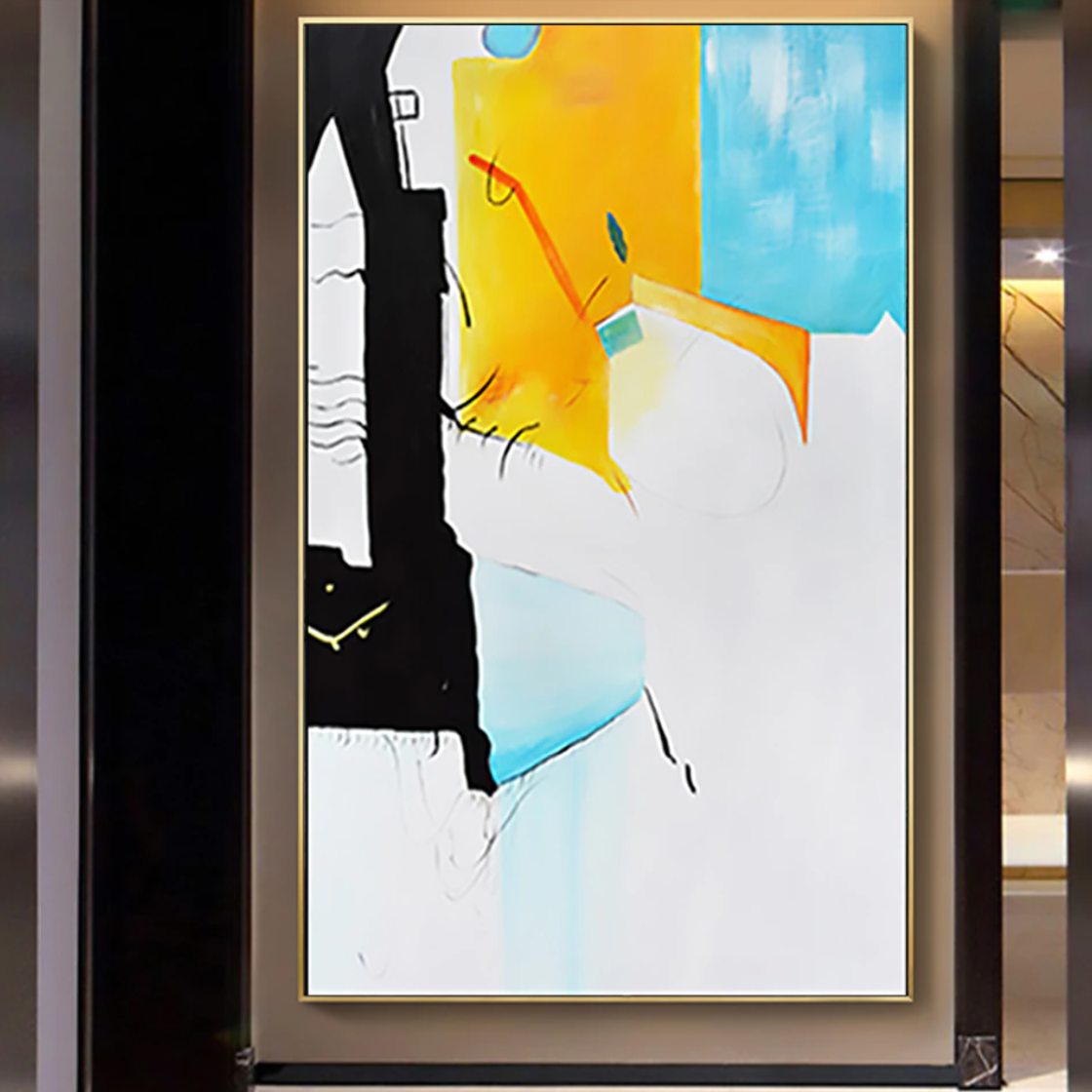 A Sunny Day at the Beach Painting