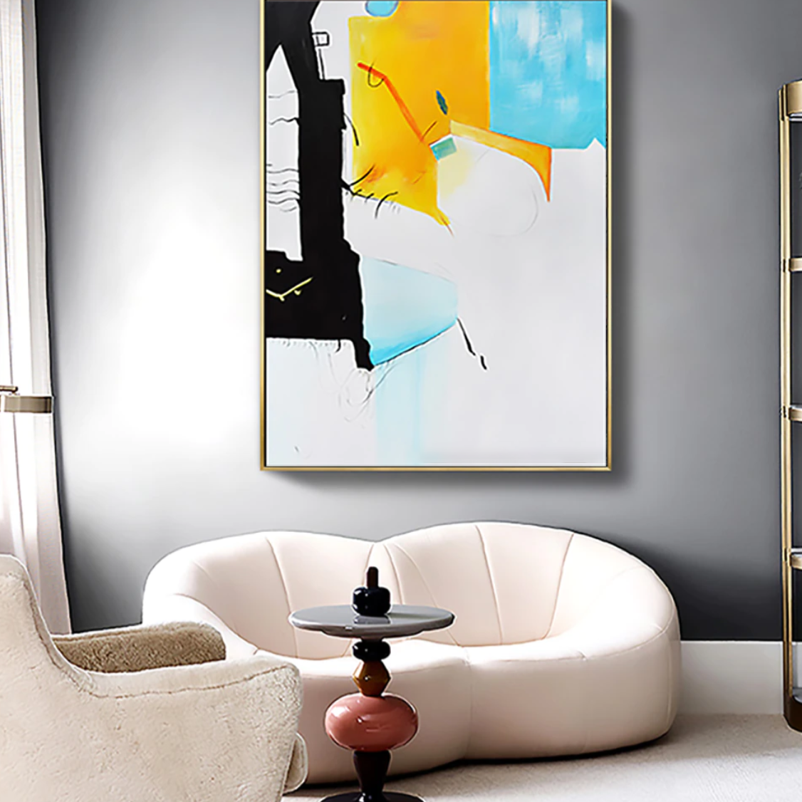 A Sunny Day at the Beach Painting