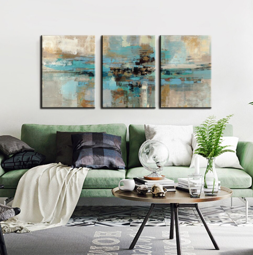 Nebula abstract oil painting — original textured wall art by Art of Brushstrokes