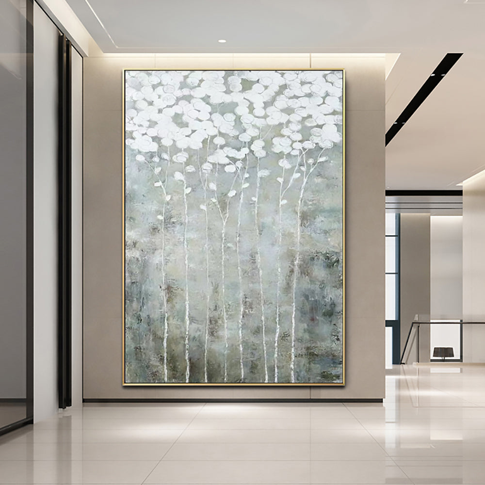 The Towering White Trees Painting