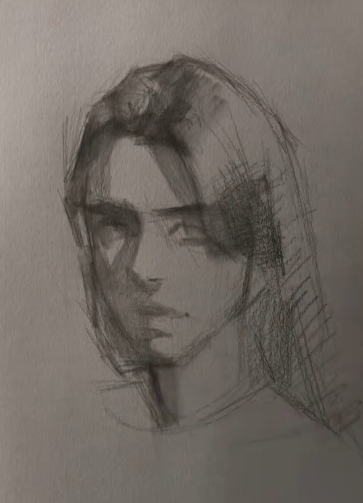 Custom Expressive Pencil Sketch Portrait | Loose Hand-Drawn from Your Photo