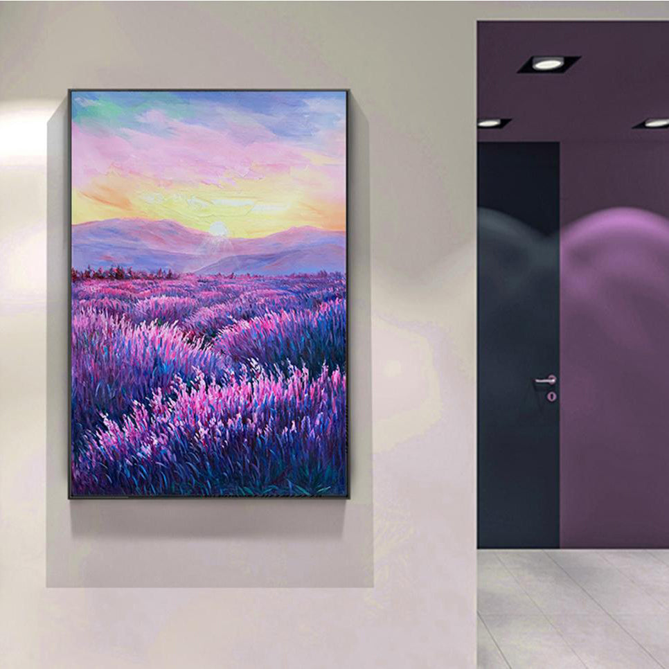 Lavender Fields Painting
