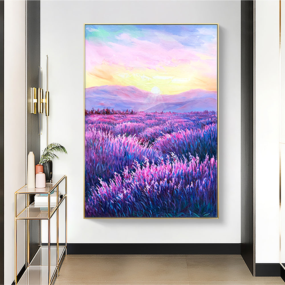 Lavender Fields Painting