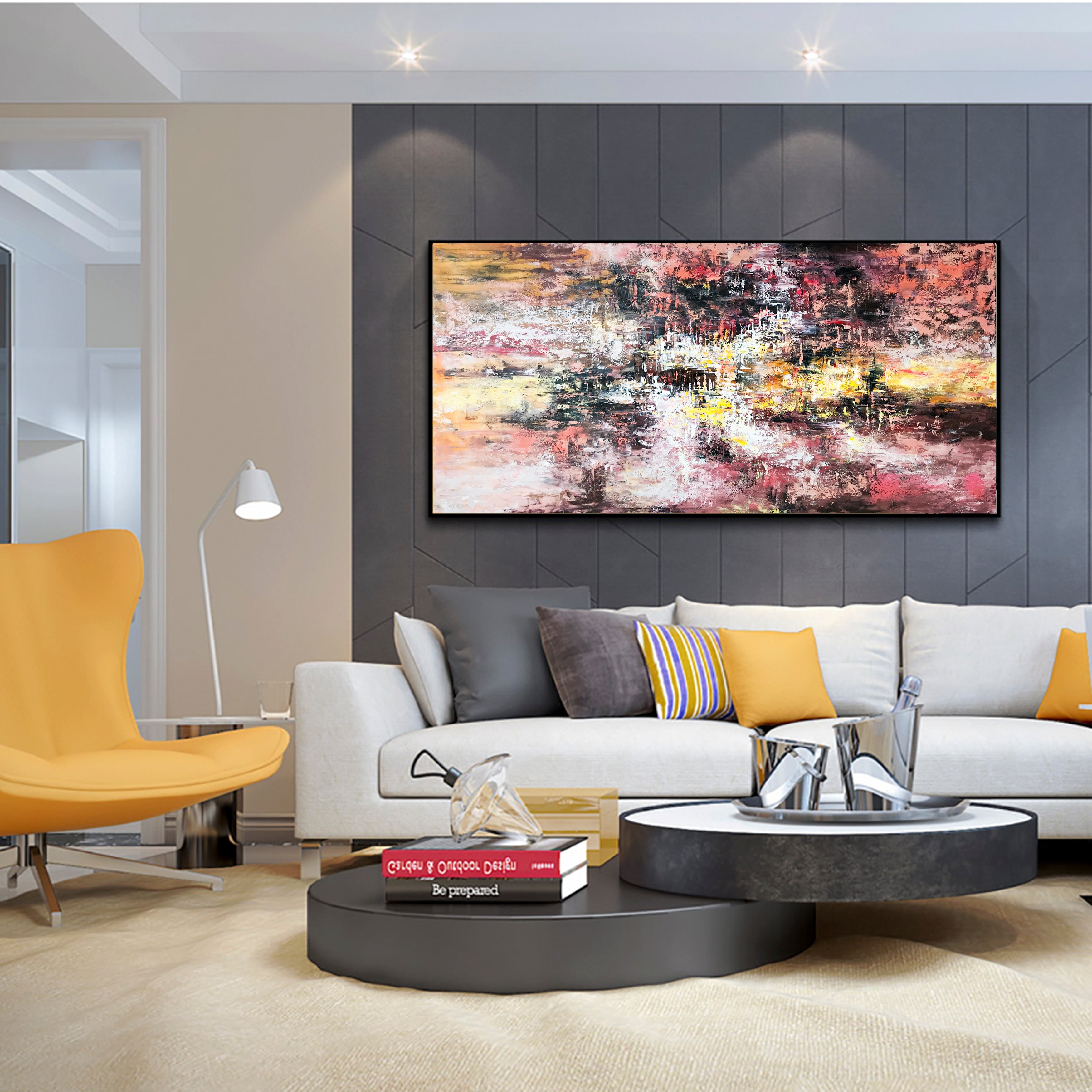 Red Velvet Blossoming Painting