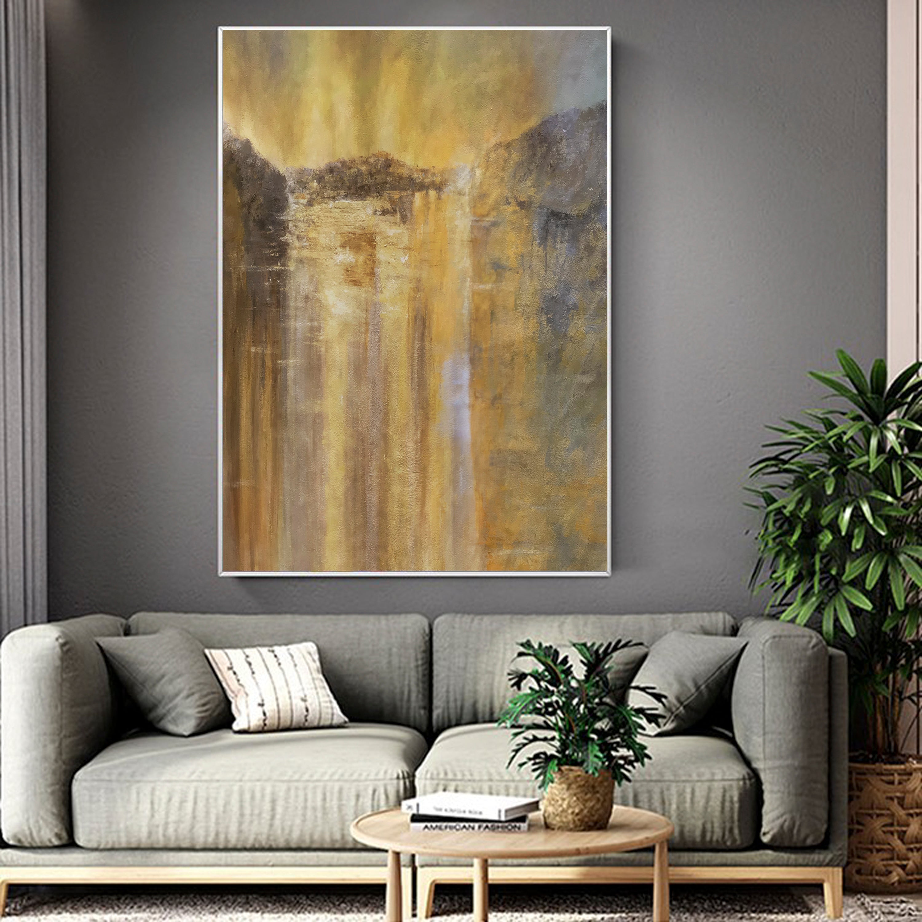 Island of the Setting Sun Painting