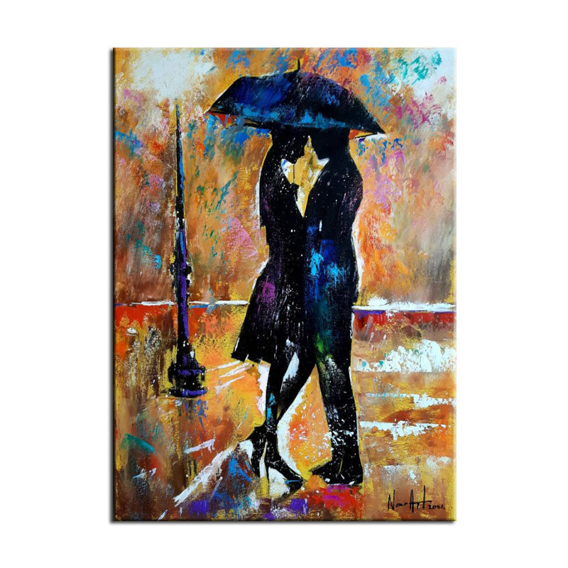 Rainy Romance Painting