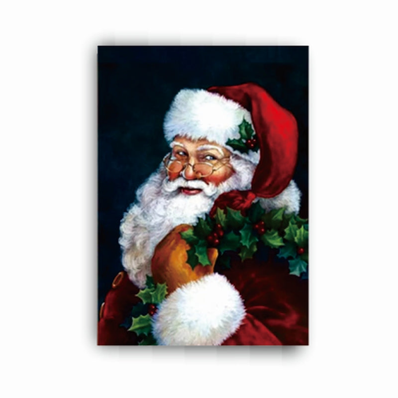 The Smiling Santa Painting