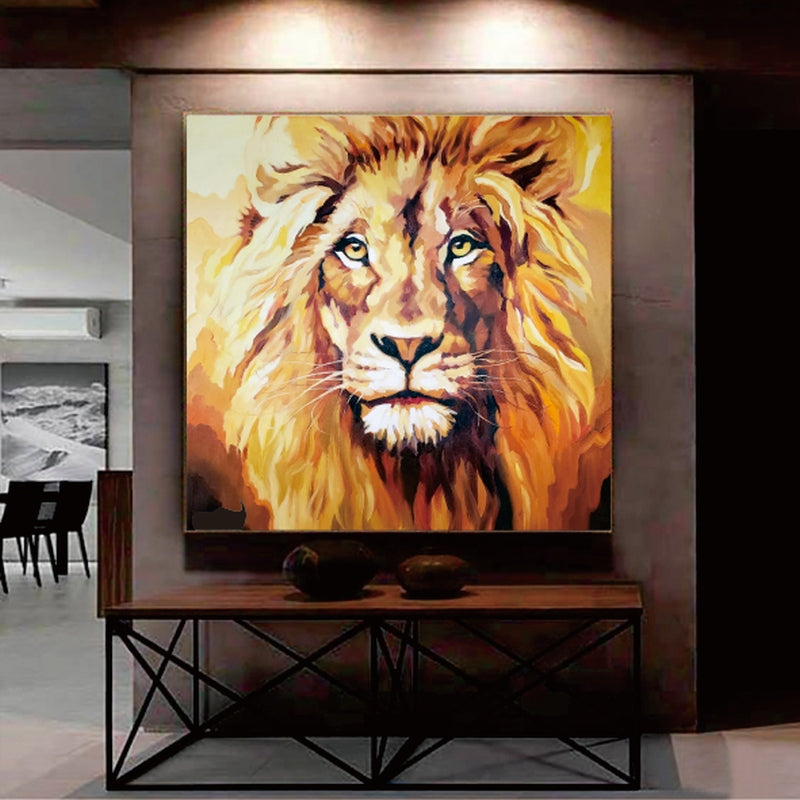 The Golden Lion Painting