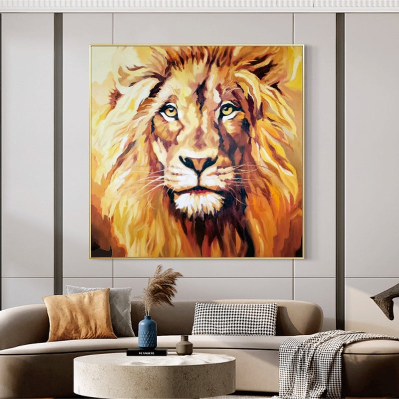 The Golden Lion Painting