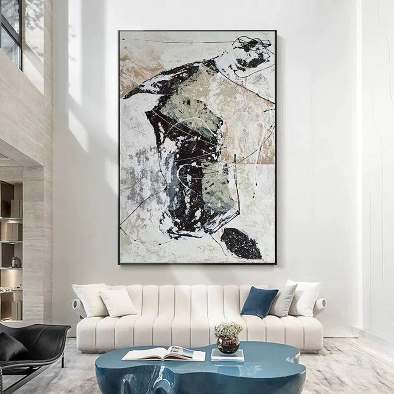 Snow-Covered Traveller Painting