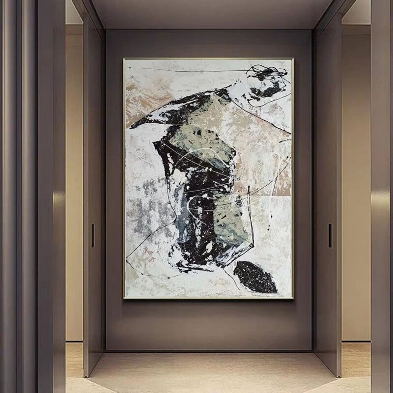 Snow-Covered Traveller Painting