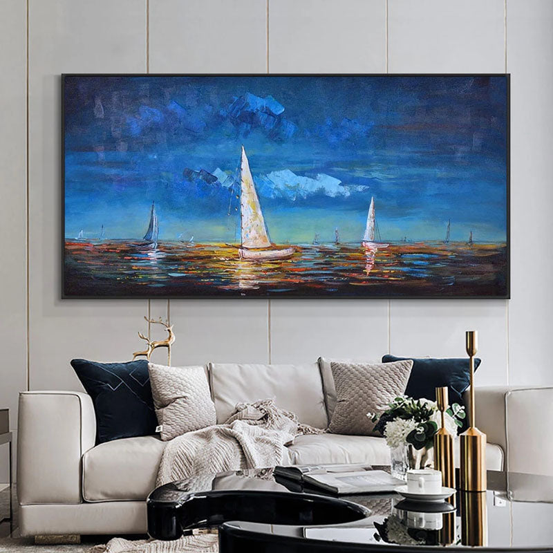 Night on the Ocean Painting