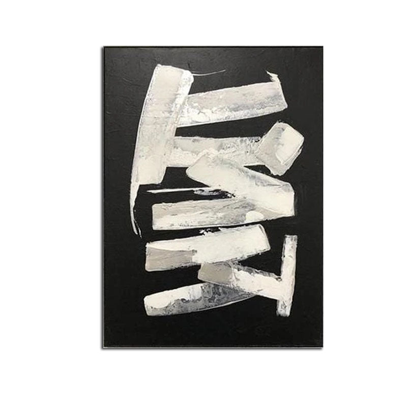 White Stripes Painting