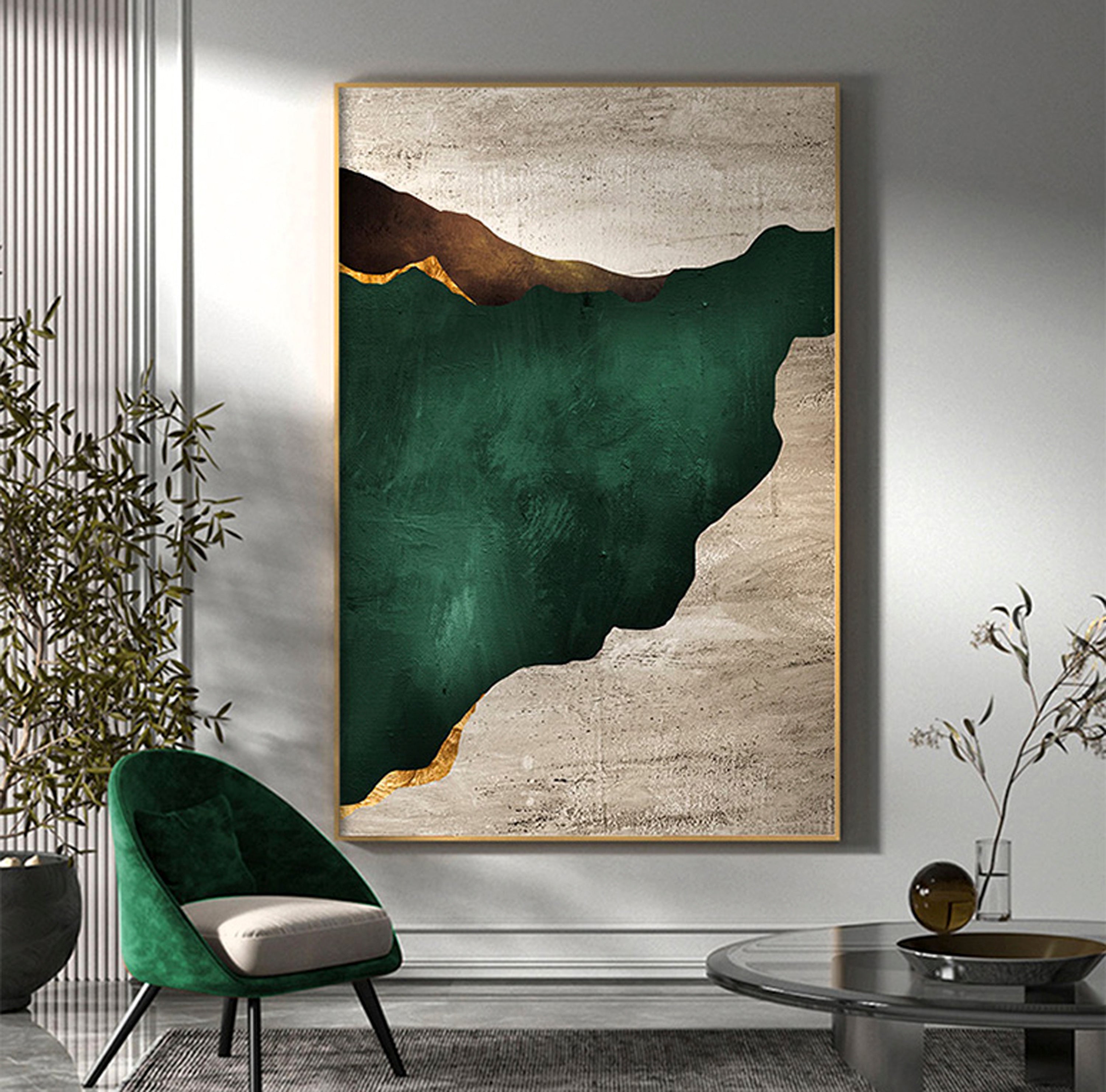 Emerald Formation Painting