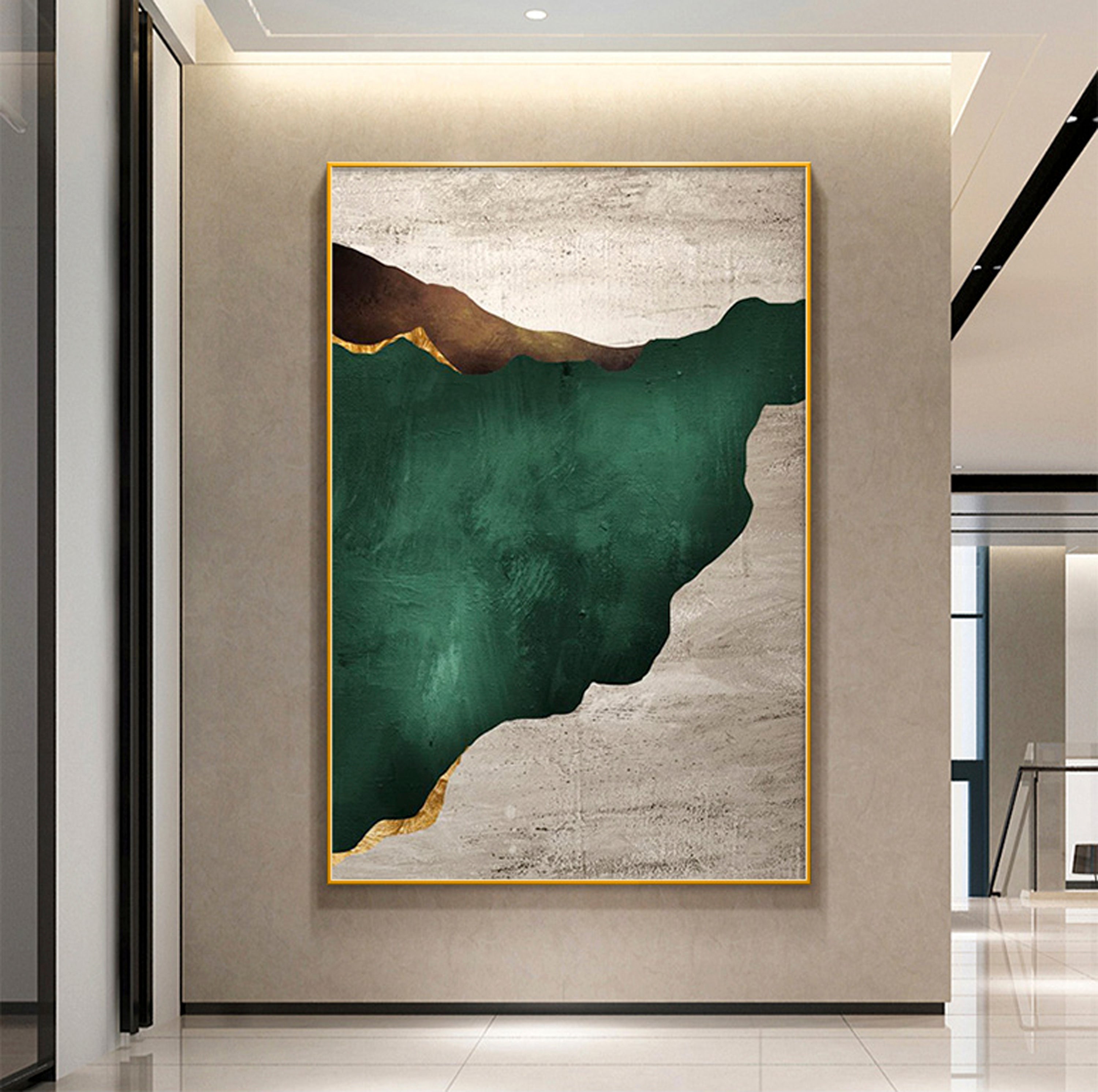Emerald Formation Painting