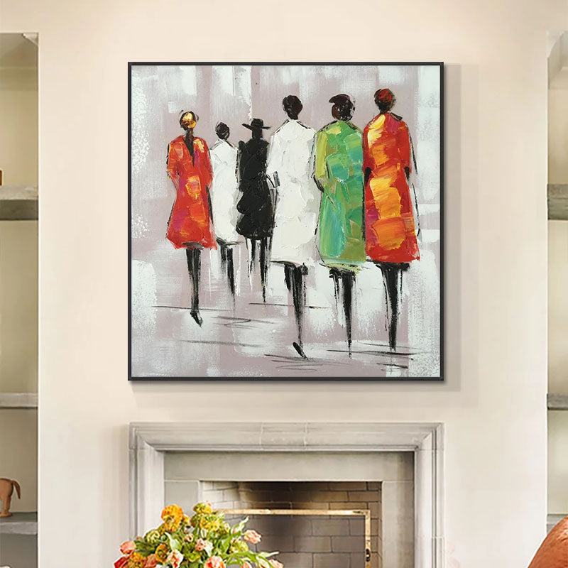 Mysterious Figures Painting