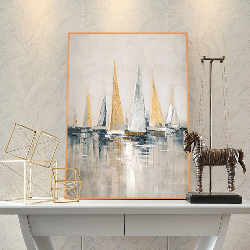 Sailing with Friends Painting