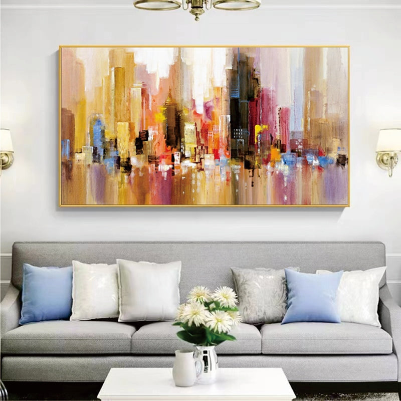 Bright City Mornings Painting