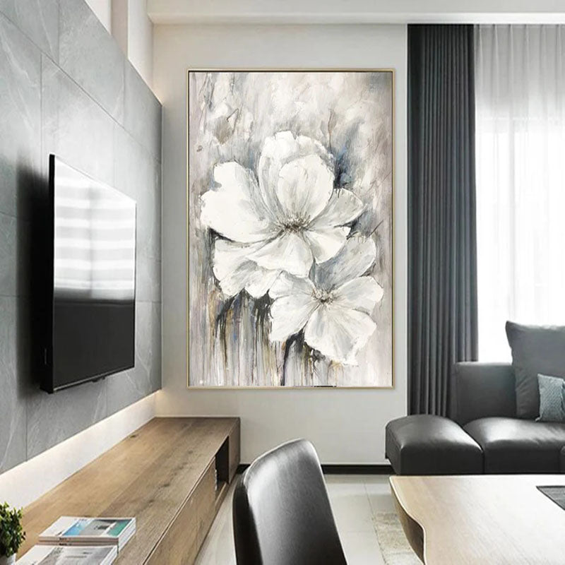 White Lily Lovestory Painting