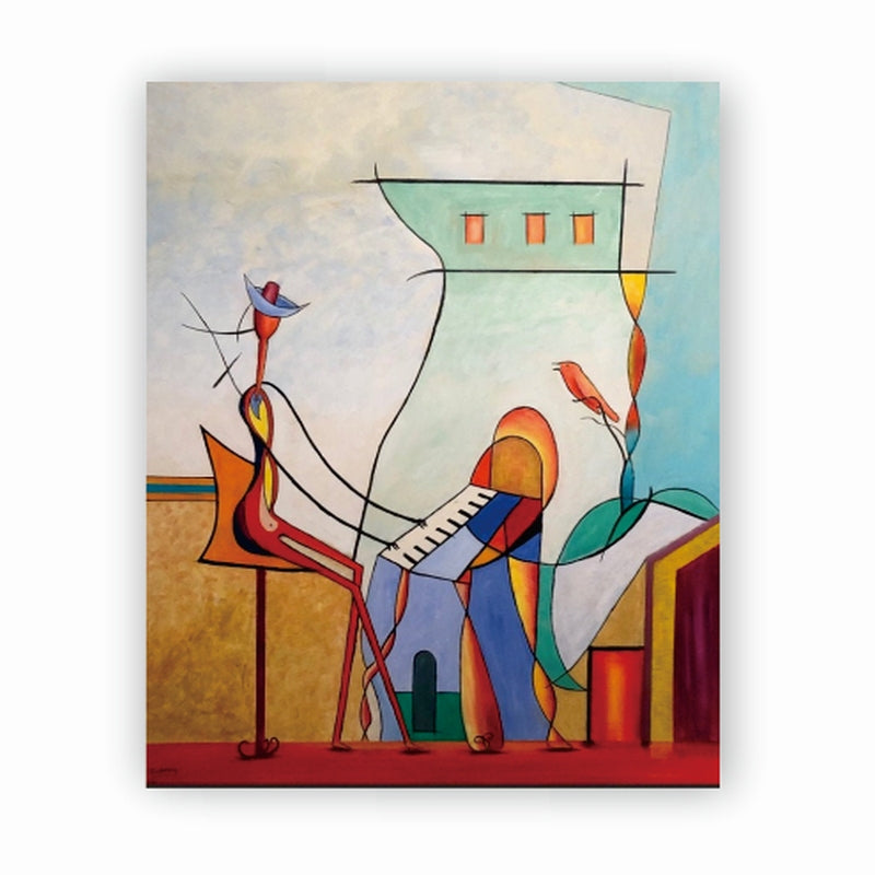 Música del Día Painting