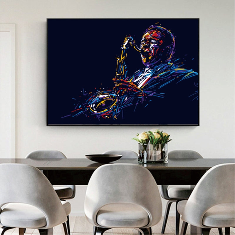 The Saxophone Solo Painting