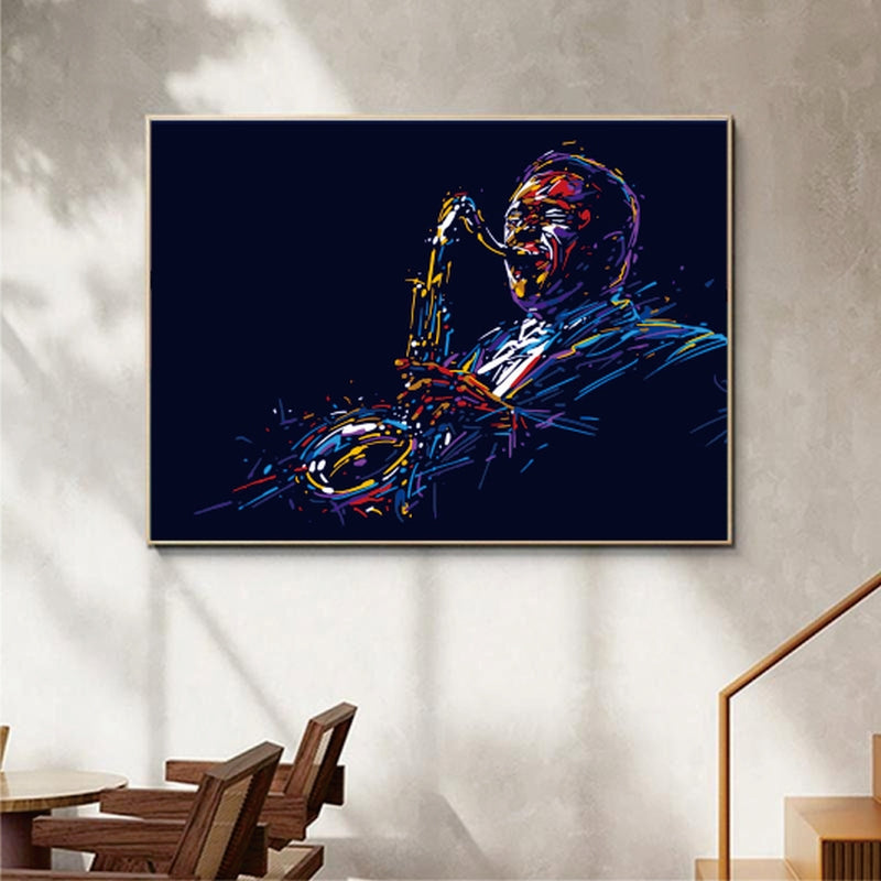 The Saxophone Solo Painting