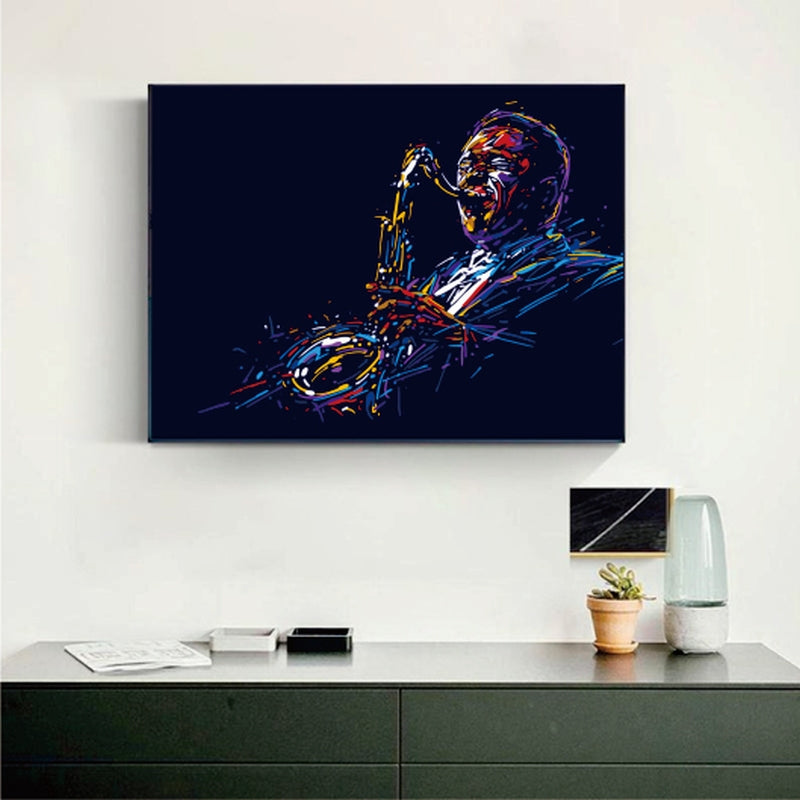 The Saxophone Solo Painting