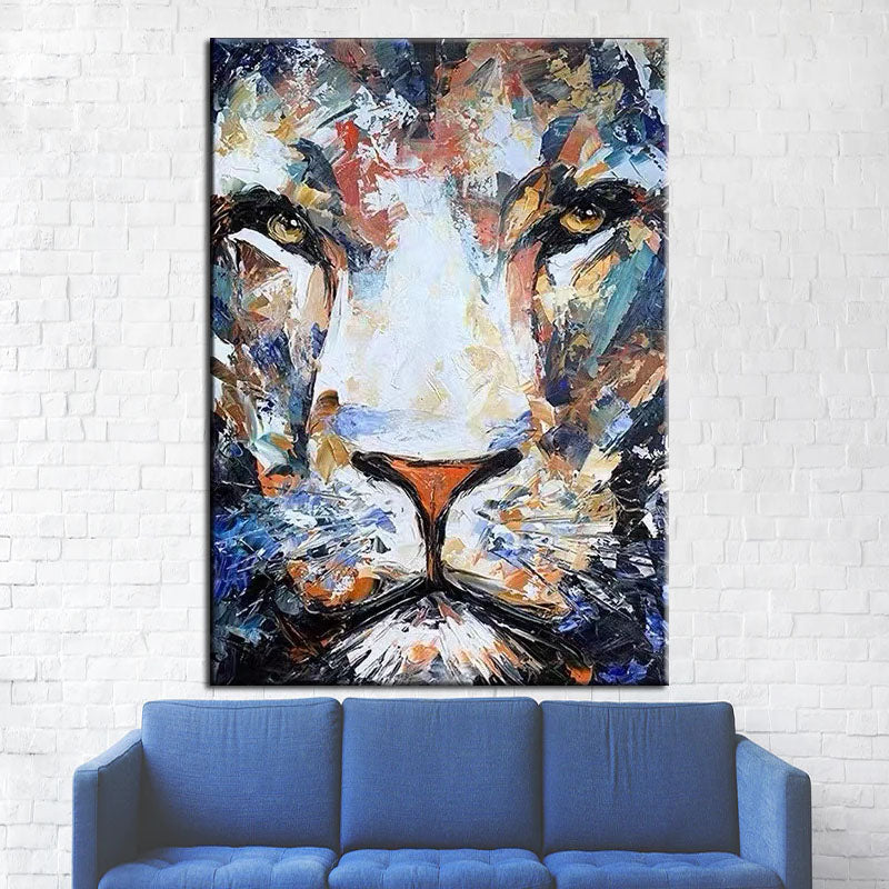The Majestic Lion Painting
